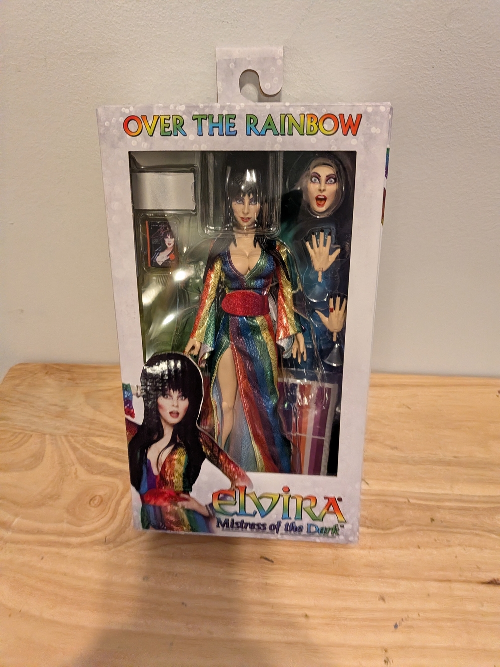 Elvira Over The Rainbow Rainbow Dress Action Figure - Elvira Brand